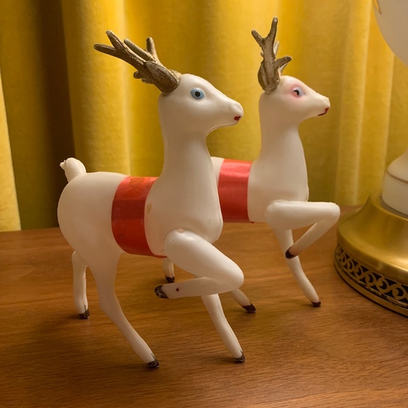 Other - Vintage Celluloid Christmas Reindeer